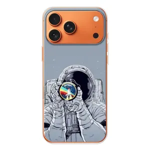 Чохол NASA для Apple iPhone 18 Pro (AlphaPrint) (Космонавт фото)