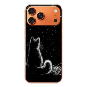 Чехол с принтом для Apple iPhone 18 Pro (AlphaPrint) Модные коты