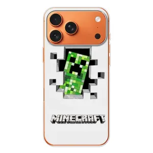 Чохол Майнкрафт на Apple iPhone 18 Pro (AlphaPrint) Minecraft (кріпер Майнкрафт)