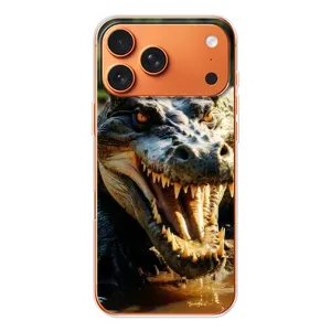 Чехол с принтом «Опасный крокодил» для Apple iPhone 18 Pro
