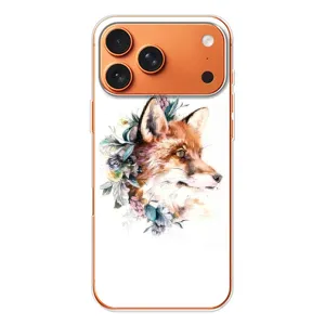 Чохли з картинкою Лисичка для Apple iPhone 18 Pro (VPrint) (Лиса в квітах)