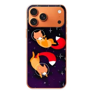 Чохли з картинкою Лисичка для Apple iPhone 18 Pro (VPrint) (Лисички космонавти)