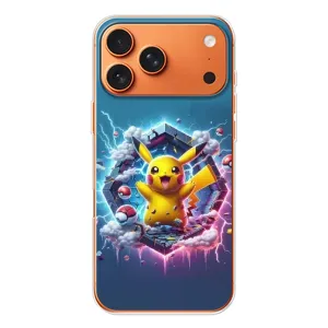 Чехол с принтом «Лого Пикачу» для Apple iPhone 18 Pro