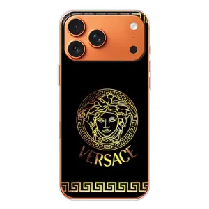 Чохли VERSACE для Епл Айфон 18 Про (PREMIUMPrint) (Logo Versace)