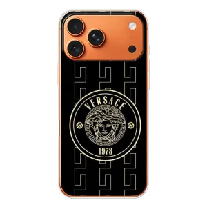 Чохли VERSACE для Епл Айфон 18 Про (PREMIUMPrint) (Лого Версаче)