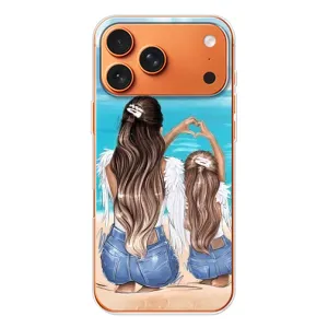 Чехол с печатью для Apple iPhone 18 Pro - (Мама с ребенком) (AlphaPrint)