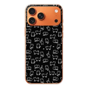 Чохол з принтом для Apple iPhone 18 Pro (AlphaPrint) Модні коти (Маленькі котики)