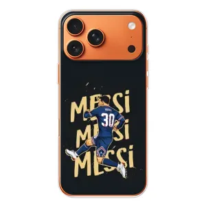 Чохли для Apple iPhone 18 Pro (Leo чемпіон) (AlphaPrint) (Messi ПСЖ)