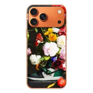 Бренднові Чохли для Apple iPhone 18 Pro - (PREMIUMPrint) (Nike цветы)