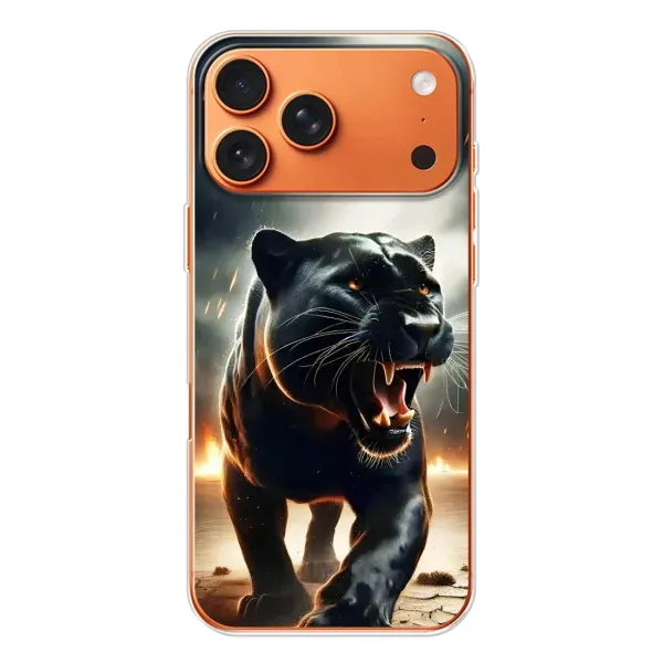 Чехол с принтом «Черная пантера» для Apple iPhone 18 Pro