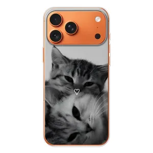 Чохол з малюнком кіт на Apple iPhone 18 Pro (Пара котів)
