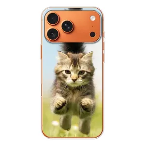 Чохли з Котиками для Apple iPhone 18 Pro (VPrint) (Прижок кота)