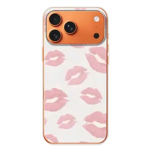 Чохол з розовим принтом для Apple iPhone 18 Pro (Рожеві губи)
