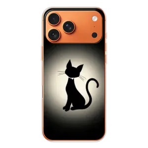 Чохол з принтом для Apple iPhone 18 Pro (AlphaPrint) Модні коти (Силует котика)