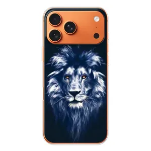 Чохол з картинкою ЛЕВ для Apple iPhone 18 Pro (VPrint) (Синій Лев)