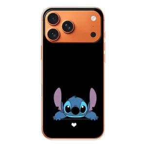 Чохол з принтом Стіч на Apple iPhone 18 Pro (Стіч на чорному)