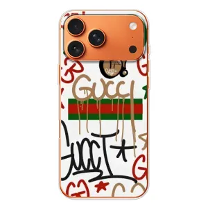 Бренднові Чохли для Apple iPhone 18 Pro - (PREMIUMPrint) (Стиль GUUCI)