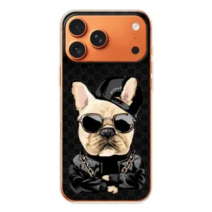 Чохли з крутими принтами для Apple iPhone 18 Pro - (PREMIUMPrint) (Стильна собака)