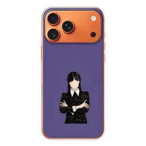 Чохли Венсдей на Apple iPhone 18 Pro Уенсдей (AlphaPrint) (Венздей у чорному)