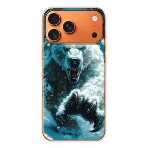 Чехол с принтом «Полярный медведь» для Apple iPhone 18 Pro