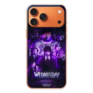 Чохол з дизайном Венздей 2 на Apple iPhone 18 Pro (Фіолетова магія Венздей)