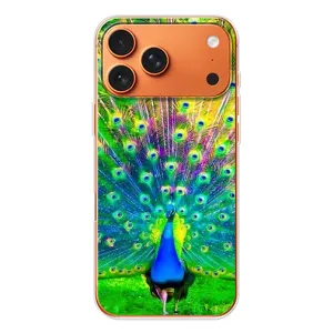 Чохол з пташками на Apple iPhone 18 Pro (VPrint) (Яскравий Павлин)