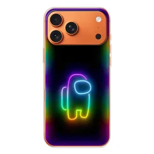 Чехол Амонг Ас для Apple iPhone 18 Pro (AlphaPrint) (Яркий скин)