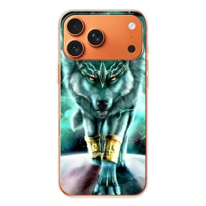 Захисні чохли для Епл Айфон 18 Про (AlphaPrint) (ХІТ продаж) ВОВК