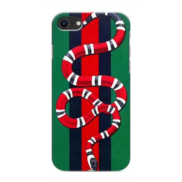 Чехол с принтом «Gucci змия» для iPhone 8