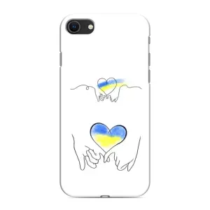 Чехол для Патриота Украины iPhone 8 - (AlphaPrint) (Мир Украине)
