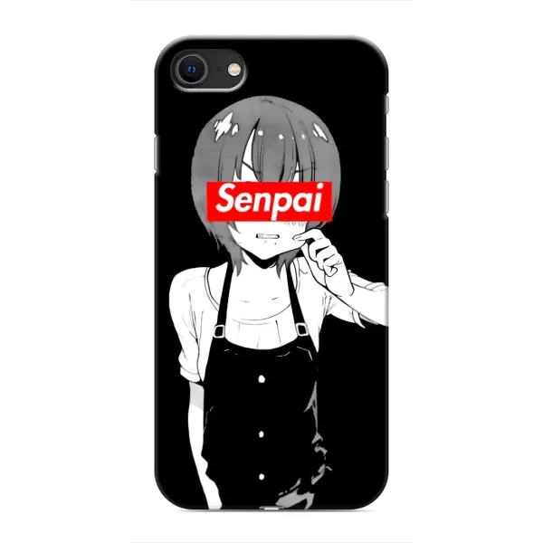 Чехол с принтом «Senpai» для iPhone 8