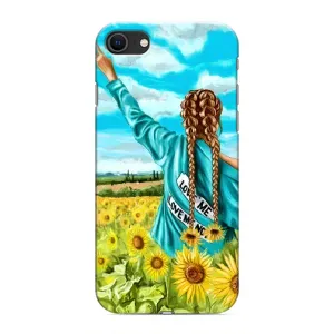 Чехол для Патриота Украины iPhone 8 - (AlphaPrint) (Украиночка)
