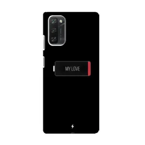 Чехлы для любимой на Блэквью А100 (VPrint) (Love battery)