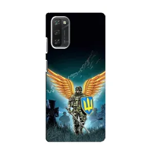 Чехлы с картинкой ЗСУ для Blackview A100 (AlphaPrint) (Солдат ЗСУ)