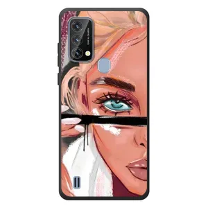 Чехол с принтом «Макияж» для Blackview A50