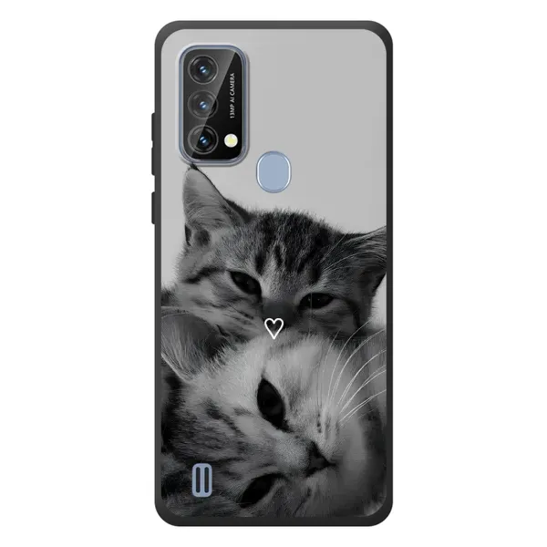 Чехол с принтом «Пара котов» для Blackview A50