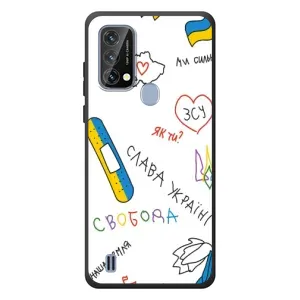 Чехлы Доброго вечора, ми за України для <td>Блеквью А50 <tbody> (AlphaPrint) (Стикер)
