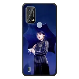 Чохли Венсдей на Blackview A50 Уенсдей (AlphaPrint) (Венздей з парасолькою)