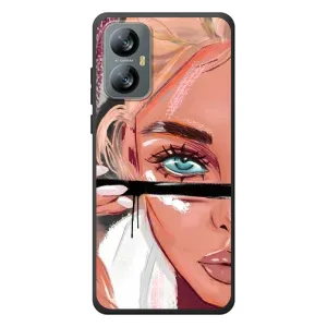 Чехол с принтом «Макияж» для Blackview A52 Pro