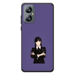 Чохли Венсдей на Blackview A52 Pro Уенсдей (AlphaPrint) (Венздей у чорному)