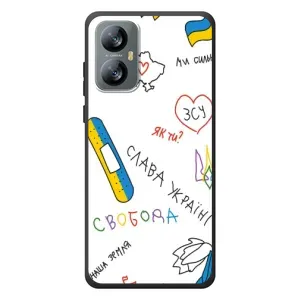 Чехлы Доброго вечора, ми за України для Блэквью А52 (AlphaPrint) (Стикер)