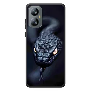 Чехол с принтом «Черная змея» для Blackview A52