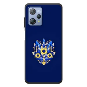 Чехлы для Blackview A53 Pro  Укр. Символика (AlphaPrint) (Цветочный Герб)