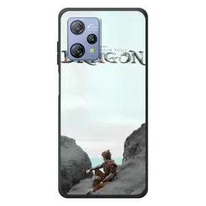 Чехол как приручить дракона на Blackview A53 (Дракон лого)