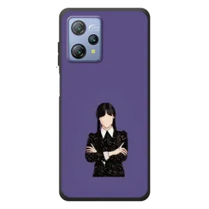 Чохли Венсдей на Blackview A53 Уенсдей (AlphaPrint) (Венздей у чорному)