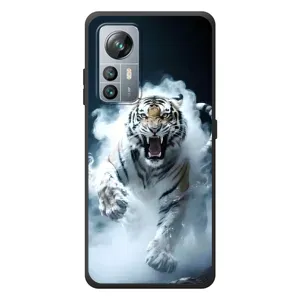 Чехол с принтом «Белый тигр в дыму» для Blackview A85