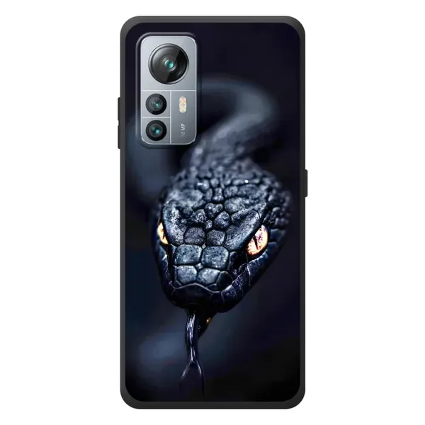 Чехол с принтом «Черная змея» для Blackview A85 Чехол с принтом «Черная змея» для Blackview A85