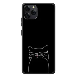 Чехол с принтом «Равнодушный кот» для Blackview A95