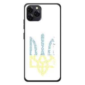 Чехлы для Blackview A95 Укр. Символика (AlphaPrint) (Герб из букв)
