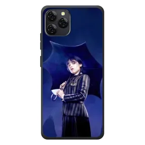 Чохли Венсдей на Blackview A95 Уенсдей (AlphaPrint) (Венздей з парасолькою)